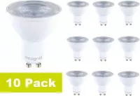 10 pack - Integral LED - GU10 LED spot - 3,6 watt - 4000K neutraal wit - 400 lumen - dimbaar