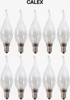 Calex Tip Kaars Gloeilamp 7Watt E14 Helder 50Lumen (10 stuks)