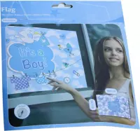 Geboortevlag blauw it's A Boy