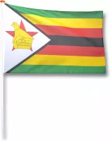 Vlag Zimbabwe 100x150 cm.