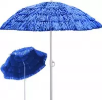 Parasol Hawaii Blauw - zonnescherm - Ø1,6 meter - inclusief parasolvoet | Meerdere kleuren verkrijgbaar!