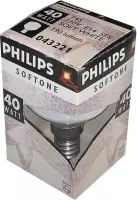 Philips Softone gloeilamp 40W E14 kleine fitting soft White 390lm