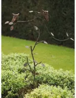 Tuinsteker - Balans uilen - 135 cm hoog