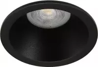LED inbouwspot Dinand -Verdiept Zwart -Warm Wit -Dimbaar -5W -Philips LED