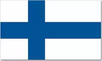 Vlag Finland 90 x 150 cm feestartikelen - Finland landen thema supporter/fan decoratie artikelen