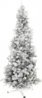 Europalms Kerst - Kerstboom binnen - Kunststof - Kunstkerstboom - Zilver metallic 210 cm