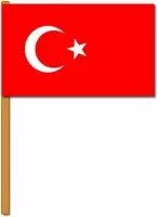 Luxe zwaaivlag Turkije