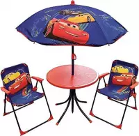 Disney Cars tuinsetje /strandsetje met 2 stoeltjes en een parasol