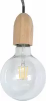 Rox Living Decoratieve Lamp 12 Cm E27 Glas 40w Bruin/wit