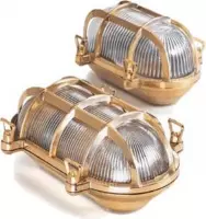 Schakel 26,5x20 cm scheepslamp, Messing