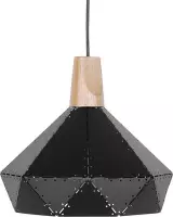 Beliani SOMME - Hanglamp - zwart - metaal