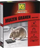 KB Home Defense Muizenlokdoos Magik Grain (granen) - Muizenval - Muizen granen (10g) - 2 stuks - Werkt binnen 24 uur