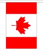 vlaggenlijn Canada - 9 meter | Stof