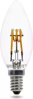 Groenovatie LED Filament Kaarslamp E14 Fitting - Spiral - 3W - Extra Warm Wit - 98x35 mm - Dimbaar