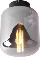 QAZQA bliss - Design Plafondlamp - 1 lichts - Ø 18 cm - Zwart -  Woonkamer | Slaapkamer | Keuken
