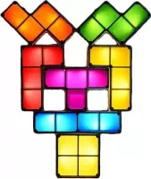 Stapelbare Tetris 3D puzzle bureaulamp – Decoratieve retro LED nachtlamp – Uniek en creatief design – Speelgoed – Nostalgische puzzel in 7 verschillende kleuren