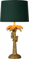 Lucide EXTRAVAGANZA COCONUT Tafellamp - Ø 30,5 cm - 1xE27 - Mat Goud / Messing