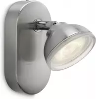 Philips myLiving Toscane - Wandspot - LED - Nikkel - SpotLight - Matt Chrome kleur