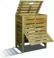 Compostbak hout  400 l - 80 x 50 x 100 cm