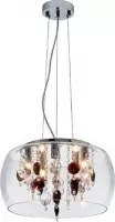 Hanglamp - Transparant Glas - 4xG9 Fitting