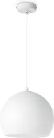 Light Depot - Hanglamp Terra Ø 25 cm - Wit metaal