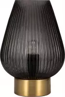 Pauleen Crystal Gloom Tafellamp - E14 - Rookglas/Messing