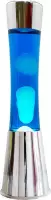I-total Lavalamp 40 Cm 25w Glas/aluminium Zilver/blauw