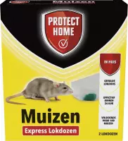 Protect Home Express Lokdoos tegen muizen Twee lokdoosjes verpakking