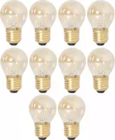 10 stuks - Calex LED Filament Kogellamp E27 2W 2100K Goud 130lm