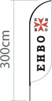 Beachflag Convex S - 60x240cm - EHBO - Vlag Los