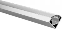 LED strip profiel Tarenta aluminium hoek 1m incl. transparante afdekkap