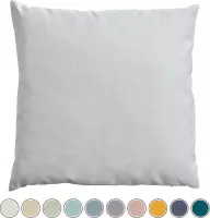Buitenkussen Qush Royal - Sunbrella Silver Grey | Waterbestendig | kleurvast | vlekbestendig | schimmelwerend - Sierkussens buiten tuin loungekussen / tuinmeubel kussen /tuinkussen