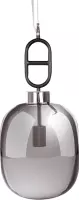 Hanglamp Calai Glas - Metaal Grijs / Zwart-.