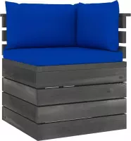 vidaXL 6-delige Loungeset met kussens pallet massief grenenhout