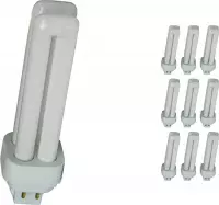 Voordeelpak 10x Osram Dulux D/E 13W 840 | Koel Wit - 4-Pin.