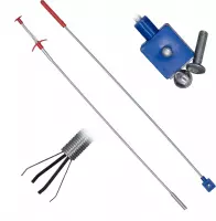 Relaxdays grijper set - magneetgrijper - grijpstok - grijparm - 600 mm - pick up tool