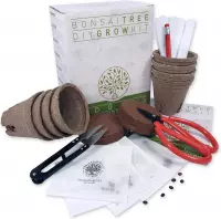 Edgics - Bonsai Starters Kit - Boompjes Kweken - incl. e-book - Geschenkset