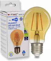 E27 Standaard LED Lamp -Super Warm Wit (< 2200K) -4 Watt, vervangt 35W Halogeen -V-Tac