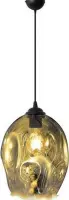 LED Hanglamp - Meteorum XL - Ovaal - Chroom Glas - E27