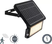 LED's Light MaxPower Solar LED Schijnwerper met bewegingssensor - IP65 - Zwart