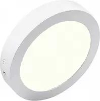 LED Downlight - Opbouw Rond 18W - Natuurlijk Wit 4200K - Mat Wit Aluminium - Ø225mm
