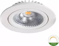 LED Dimbare inbouw spot 5W | Ø75mm | Wit - Dim to warm