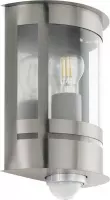 Eglo TRIBANO - Buiten wandlamp met bewegingssensor - Zilvergrijs