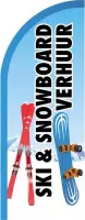 Beachflag - Ski & Snowboard Verhuur - Vlag + Hengelsysteem - Actievlag.nl