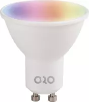 ORO Smart RGB+CCT GU10 LED Spot Dimbaar - 5W - Wifi - Tuya App