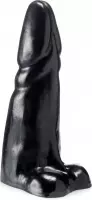 XXLTOYS - Rory - XXL Dildo - Inbrenglengte 35 X 12.5 cm - Black - Uniek Design Realistische Dildo – Stevige Dildo – voor Diehards only - Made in Europe