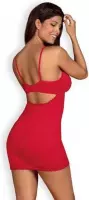 Jolierose Nachtjurkje - Rood - L/XL - Rood - Sexy Lingerie & Kleding - Lingerie Dames -  Dames Lingerie - Nachtkleding