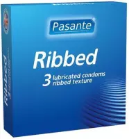 Pasante Ribbed - 3 stuks - Condooms