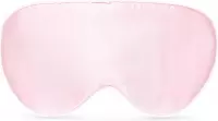Navaris oogmasker van 100% zijde – Superzacht slaapmasker van natuurlijk zijde - Met verstelbaar bandje - Roze