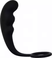 Lola Toys - BackDoor Black Edition - Mountain Range Anal Plug - Licht gebogen Buttplug met Cockring Balzak Ring of Handgreep - Anaalplug - Prostaat Stimulatie - P-Spot - Unisex - 1